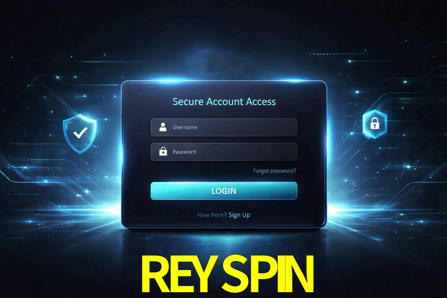 Pantalla de inicio de sesión de cuenta REYSPIN para usuarios en México